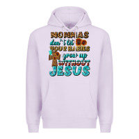 Lilac Mommas Don't Let Your Babies Grow  Up Without Jesus Premium Hoodie - BundleAndBundleShop