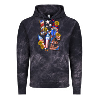 Cloud Black love 4th of july with gnome Vintage Hoodie - texasbilliewilder