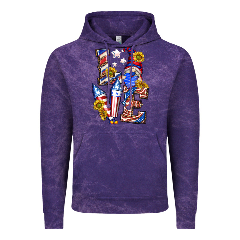 Love 4th Of July With Gnome Vintage Hoodie by texasbilliewilder | Teevron