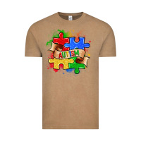 Autism Puzzle Pieces Vintage Tee | Teevron