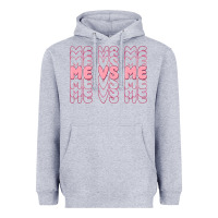 Heather Grey me vs me Heavyweight Hoodie - MaliasSmallBusiness