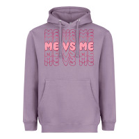 Lavender me vs me Heavyweight Hoodie - MaliasSmallBusiness