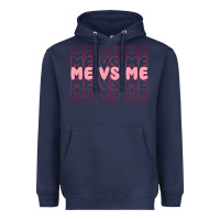 Navy me vs me Heavyweight Hoodie - MaliasSmallBusiness