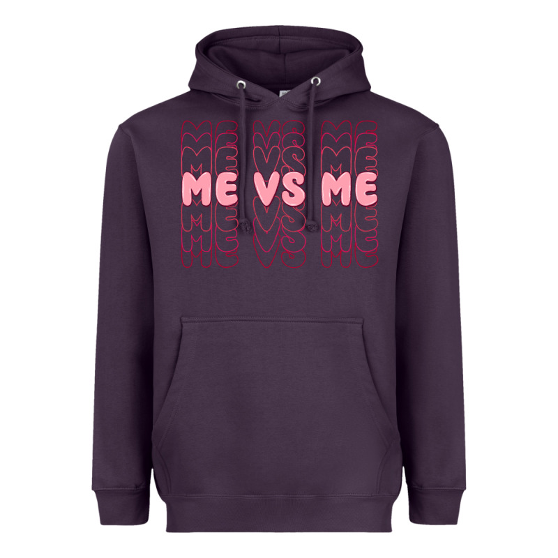 Me Vs Me Heavyweight Hoodie by MaliasSmallBusiness | Teevron