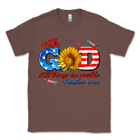 Chestnut with god all things are possible usa Classic Tee - AdoDesignShop