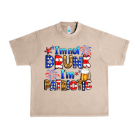 French Oak I'm not drunk I'm patriotic Urban Heavy Tee - Neo Western