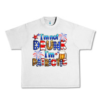 Lunar Rock I'm not drunk I'm patriotic Urban Heavy Tee - Neo Western