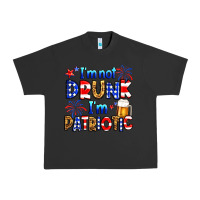 I'm Not Drunk I'm Patriotic Urban Heavy Tee | Teevron