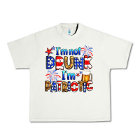 Pistachio I'm not drunk I'm patriotic Urban Heavy Tee - Neo Western