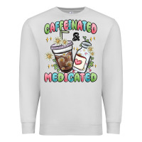 Dove Grey caffeinated and medicated Premium Sweatshirt - MaliasSmallBusiness