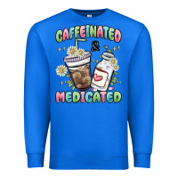 True Royal caffeinated and medicated Premium Sweatshirt - MaliasSmallBusiness