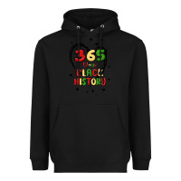 Black 365 days Heavyweight Hoodie - MaliasSmallBusiness