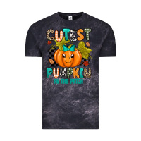 Cloud Black Cutest Pumpkin In The Patch Vintage Tee - texasbilliewilder