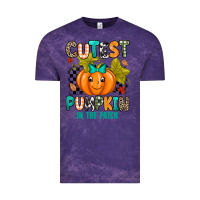 Cloud Purple Cutest Pumpkin In The Patch Vintage Tee - texasbilliewilder