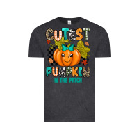 Vintage Black Cutest Pumpkin In The Patch Vintage Tee - texasbilliewilder