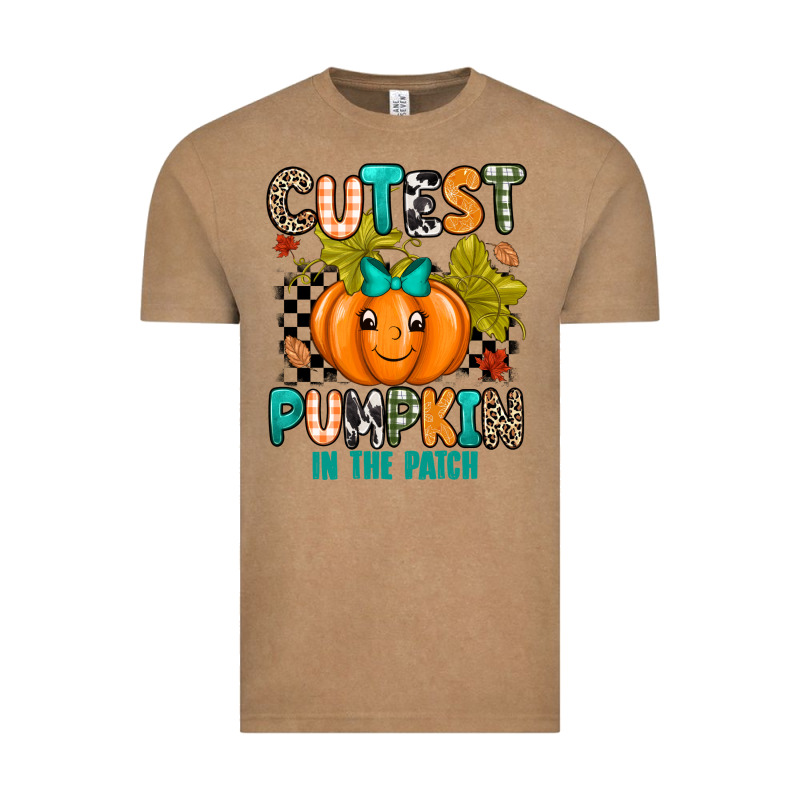 Cutest Pumpkin In The Patch Vintage Tee by texasbilliewilder | Teevron