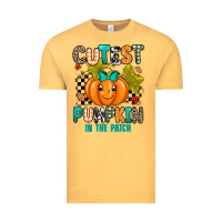 Vintage Mustard Cutest Pumpkin In The Patch Vintage Tee - texasbilliewilder