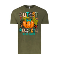 Vintage Olive Cutest Pumpkin In The Patch Vintage Tee - texasbilliewilder