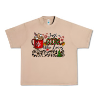 Burro just a girl who loves christmas Urban Heavy Tee - CowhideDigitalArt