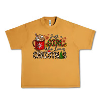 Peanut Butter just a girl who loves christmas Urban Heavy Tee - CowhideDigitalArt