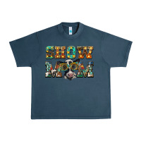 Midnight Navy show mom baby cow Urban Heavy Tee - BarkalooDesign