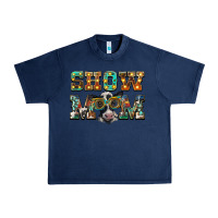 Navy show mom baby cow Urban Heavy Tee - BarkalooDesign