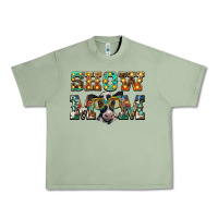 Oil Green show mom baby cow Urban Heavy Tee - BarkalooDesign