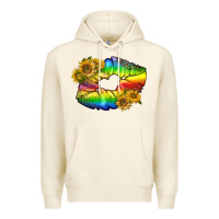 Tofu Lgbtq Pride Rainbow Lips Premium Hoodie - BundleAndBundleShop