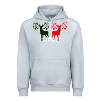 Heather Grey Merry Christmas Reindeer Urban Hoodie - Bettercallsaul