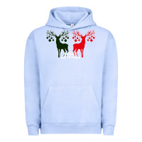 Pigment Grape Ice Merry Christmas Reindeer Urban Hoodie - Bettercallsaul