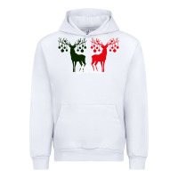 White Merry Christmas Reindeer Urban Hoodie - Bettercallsaul