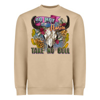 Mushroom do not harm take no bull cow skull Heavyweight Sweatshirt - Zillion Design Studio