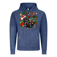 Vintage Denim meowy christmas Vintage Hoodie - Zillion Design Studio