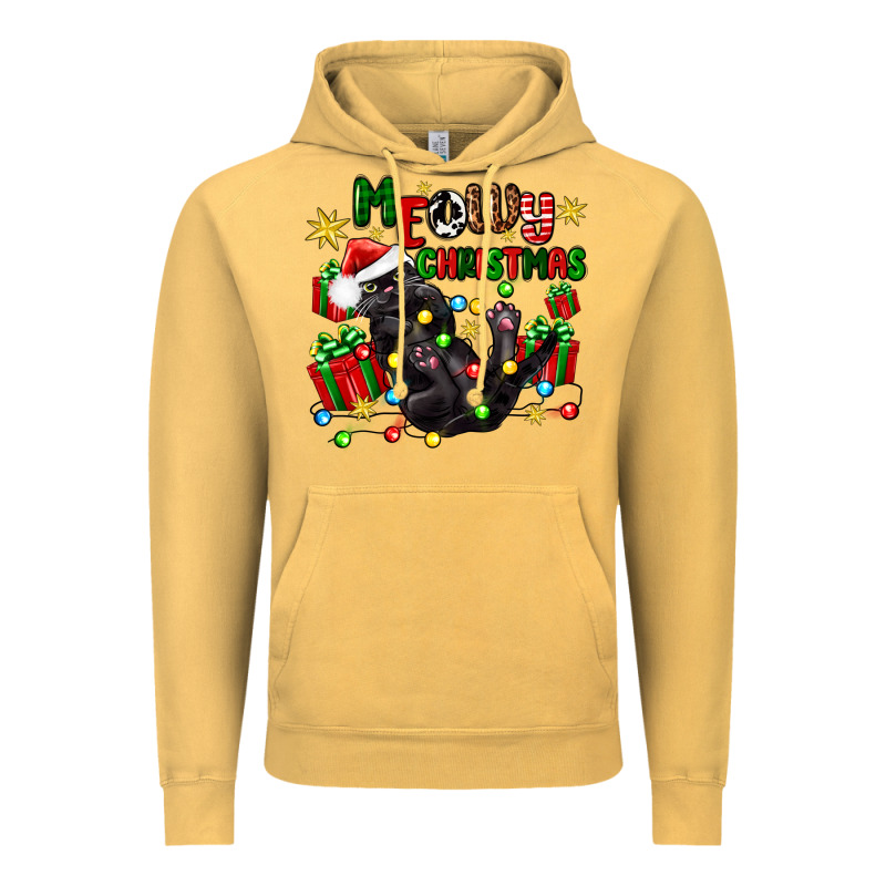 Meowy Christmas Vintage Hoodie by Zillion Design Studio | Teevron
