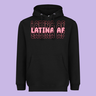 Latina Af Heavyweight Hoodie Designed By Maliassmallbusiness