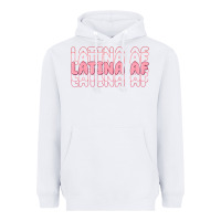 White latina af Heavyweight Hoodie - MaliasSmallBusiness