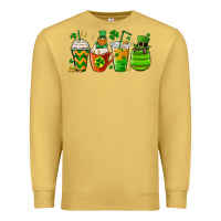 Antique Gold st. patricks day coffee cups Premium Sweatshirt - MaliasSmallBusiness