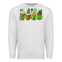 Oatmeal Heather st. patricks day coffee cups Premium Sweatshirt - MaliasSmallBusiness