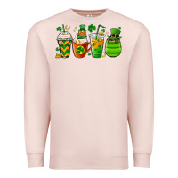 Pale Pink st. patricks day coffee cups Premium Sweatshirt - MaliasSmallBusiness
