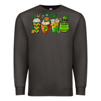 Smoke st. patricks day coffee cups Premium Sweatshirt - MaliasSmallBusiness