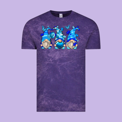Autism Gnomes Vintage Tee Designed By Zillion Design Studio