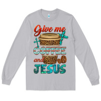Moon Dust give me coffee and jesus Long Sleeve Tee - BundleAndBundleShop