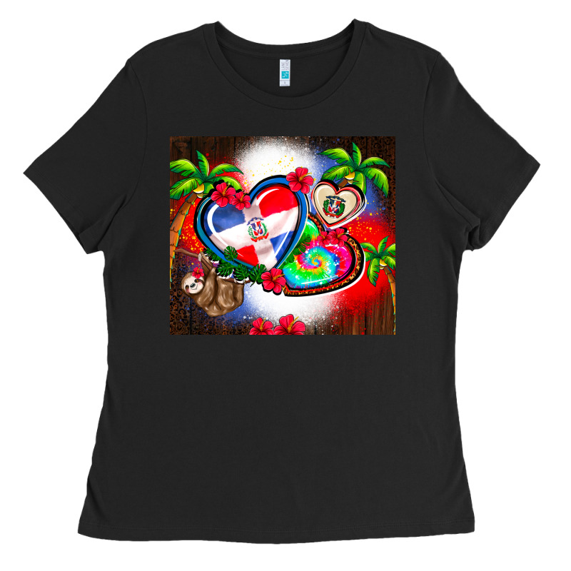 Dominican Republic  Leopard Ladies Tee by AdoDesignShop | Teevron