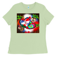 Matcha dominican republic  leopard Ladies Tee - AdoDesignShop