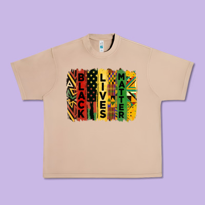 Junetheenth Black Livesmatter Brush Stroke Urban Heavy Tee Designed By Hra Design Shop