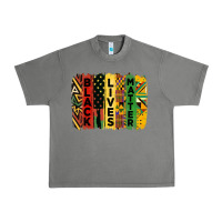 Tornado junetheenth black livesmatter brush stroke Urban Heavy Tee - HRA Design Shop