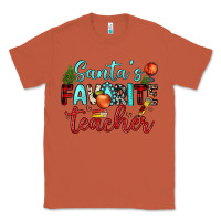 Copper santa s favorite teacher Classic Tee - JahusDesignShop