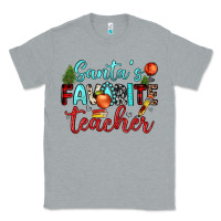 Heather Grey santa s favorite teacher Classic Tee - JahusDesignShop