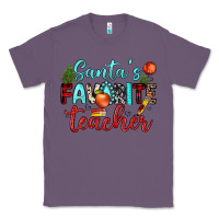 Lavender santa s favorite teacher Classic Tee - JahusDesignShop