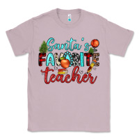 Lilac santa s favorite teacher Classic Tee - JahusDesignShop